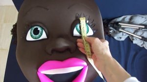 Ростовая кукла голова танцовщица мк №1 обмеры головы