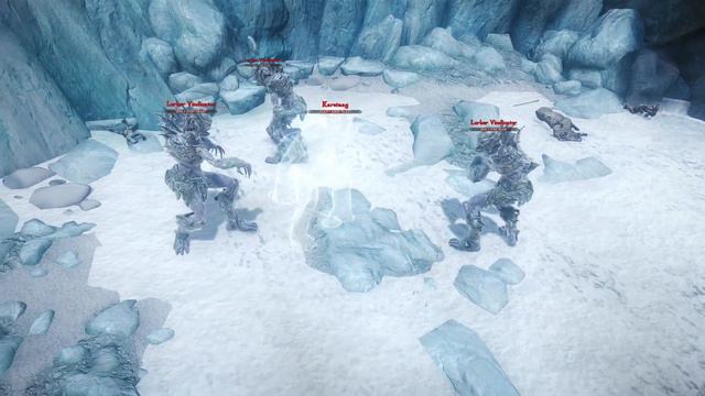 Karstaag vs 3x Lurker Vindicator | Skyrim смотреть онлайн