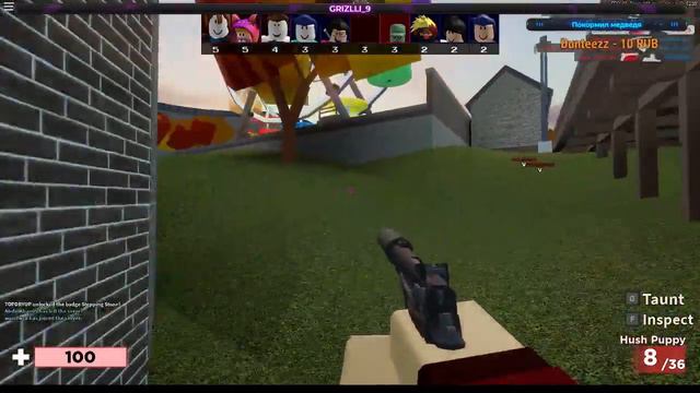 Жесть в Arsenal Roblox (играл без микрофона) смотреть онлайн