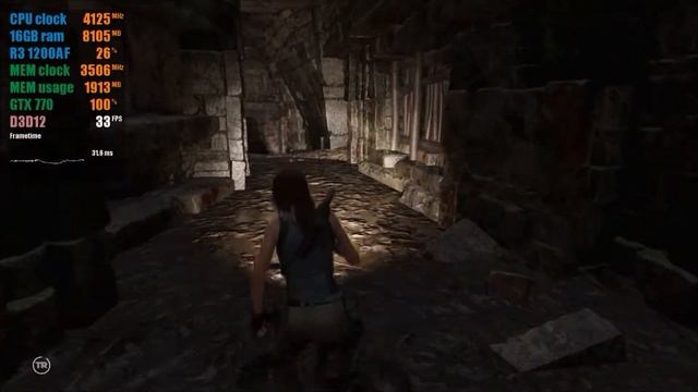 Shadow of the Tomb Raider / GTX 770 / Ryzen 3 1200AF / 1080p / Medium смотреть онлайн