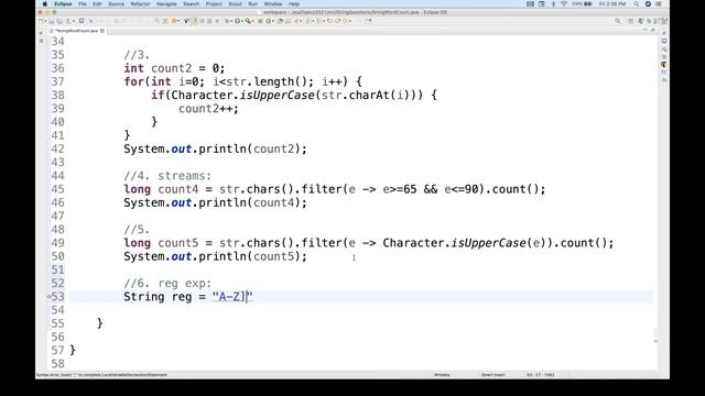 Get the Count of Words From a Capitalized String - Java Interview Question смотреть онлайн