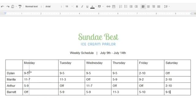 Google Docs: Inserting Tables смотреть онлайн