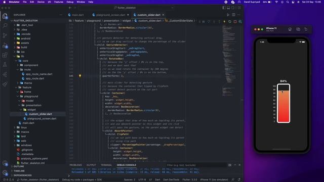 Flutter UI - Custom Slider | Progress Indicator / Speed Code смотреть онлайн