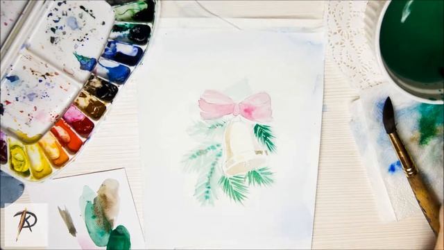 Рисуем колокольчик смотреть онлайн