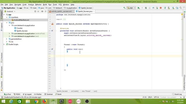 20 - Create Welcome Screen (Splash Screen) in Android Studio- App Development course (Urdu/Hindi) смотреть онлайн