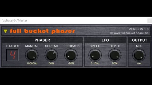 fb Phaser by Full Bucket Music free 64 bit vst plugins смотреть онлайн