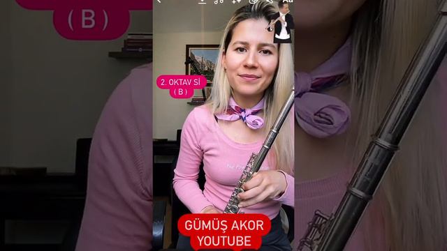 Flütte 2. Oktav Si ( B ) Notası 🎼 смотреть онлайн