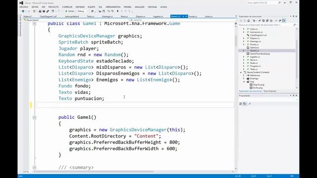 Tutorial XNA Y C# Como Crear Un Juego De Naves - Parte 9