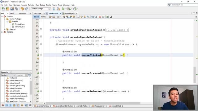 104. Programación en Java || Gráficas || Eventos - Oyente de ratón (MouseListener) смотреть онлайн