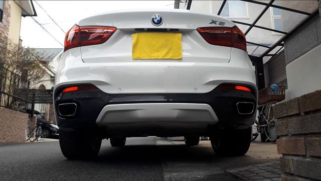BMW F16 X6 35i Msport  Cold Start Exhaust Sound