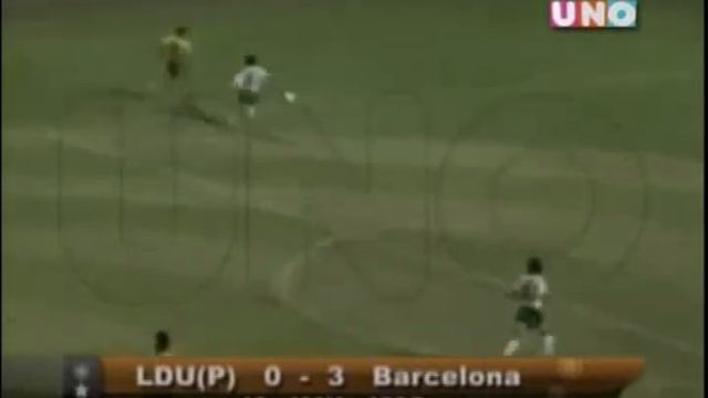 Goles Liga de Portoviejo 0 Barcelona 3 Campeonato Nacional 1995 смотреть онлайн