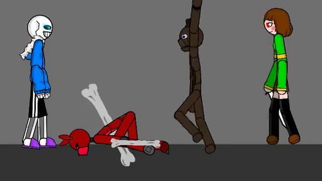 Рисуем мультфильмы 2. Санс и фриск против фнаф и чары смотреть онлайн