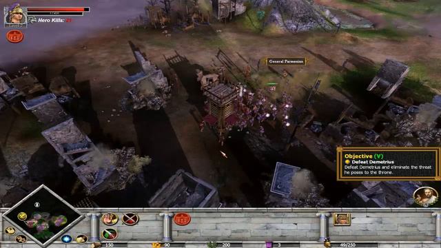 Rise And Fall Civilizations At War - Alexander Campaign - Mission 2 - Fractured Alliances смотреть онлайн