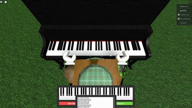 roblox piano sheets (Alan Walker - Faded) смотреть онлайн