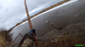 Удачная рыбалка на паук-подъёмник. Поймали огромных щук и карасей.