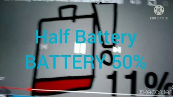 battery low 100% to 0% (for low battery short scene)