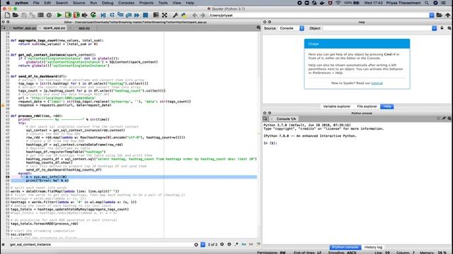 Process & Visualize Real Time Data using Python , Apache Spark & Flask Interactive Web App tutorial смотреть онлайн