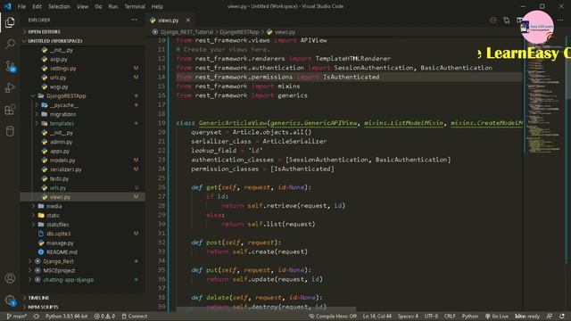 Django REST Framework Tutorials in Bangla | Authentication & Permission Django REST Bangla |part -0 смотреть онлайн