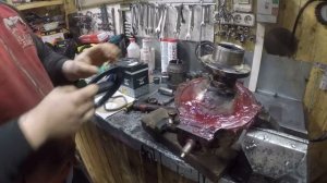 Замена ремонт шкворней на подшипники УАЗ.