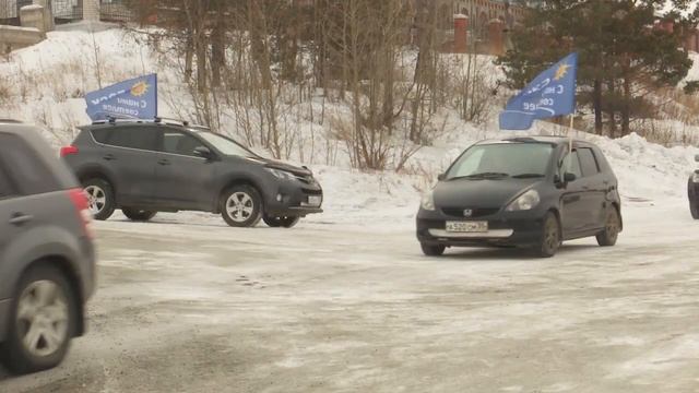 Автопробег длиной в 45 машин. На этих выходных Братская смотреть онлайн