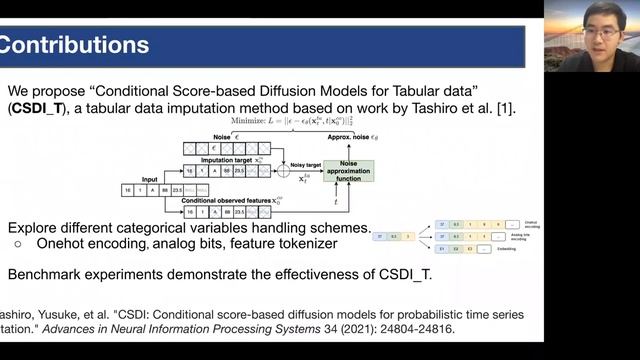 Diffusion models for missing value imputation in tabular data (poster pitch) смотреть онлайн