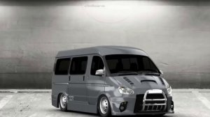 Тюнингованный ГАЗ Соболь(Газель) просто супер фургон