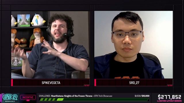 Hearthstone: Knights of the Frozen Throne Interview with srd_27 - Summer Games Done Quick 2023 смотреть онлайн