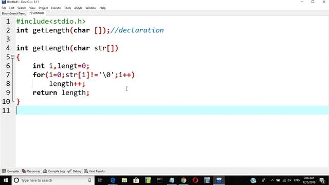 Passing string to function in c смотреть онлайн