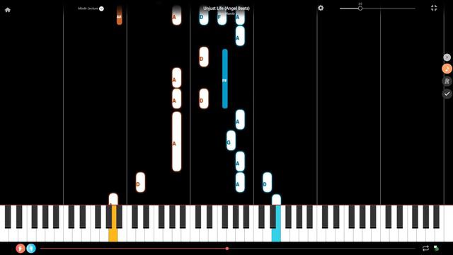Unjust Life from Angel Beats Piano Tutorial смотреть онлайн