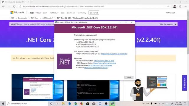 How to Install .NET Core SDK (Windows Edition) смотреть онлайн
