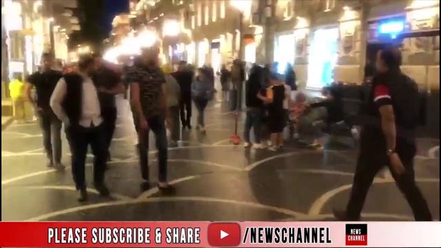 A Beautiful Night In Baku | BAKU Night Life | Baku Life Style | Baku Flame Towers | Azerbaijan