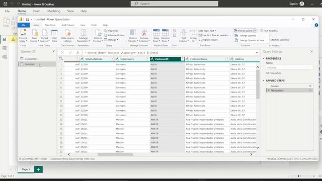 39. Join Tables / Merge Queries | Joins in Power Query Editor смотреть онлайн