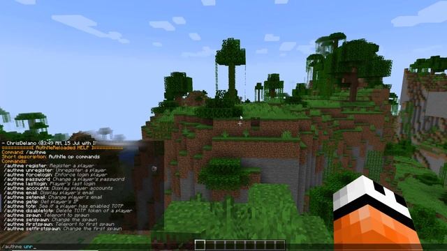 Protect your server in Minecraft with AuthMe Reloaded Plugin смотреть онлайн