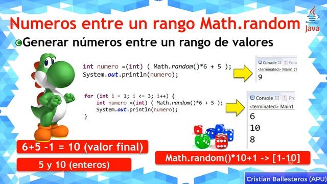 Teoria Math Random y Clase Random en JAVA смотреть онлайн