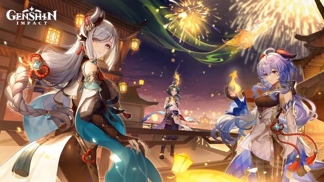 Genshin Impact Version 2.4 trailer Music and HD Wallpaper " Fleeting Colors in Flight" смотреть онлайн