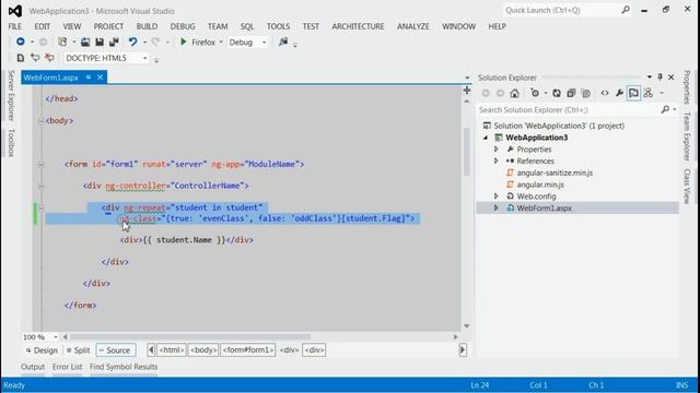 Conditionally Apply A Class In AngularJS Using ng-class смотреть онлайн