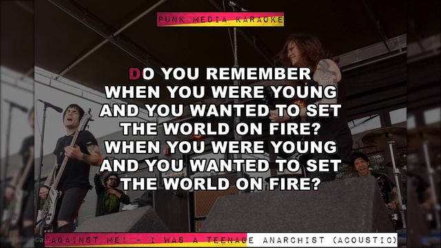 I Was a Teenage Anarchist (Acoustic) (Karaoke Version) Instrumental - PMK смотреть онлайн
