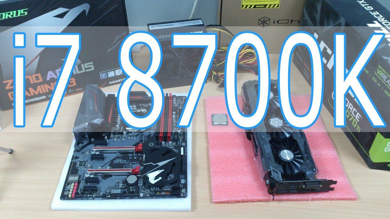 i7 8700K 16GB DDR4 IChill GTX1070 TI Тест смотреть онлайн