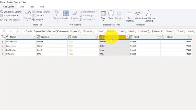 Combine multiple files from Folder | Power BI | Power Query смотреть онлайн