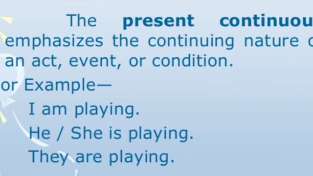 English- Simple and continuous tense- Revision смотреть онлайн