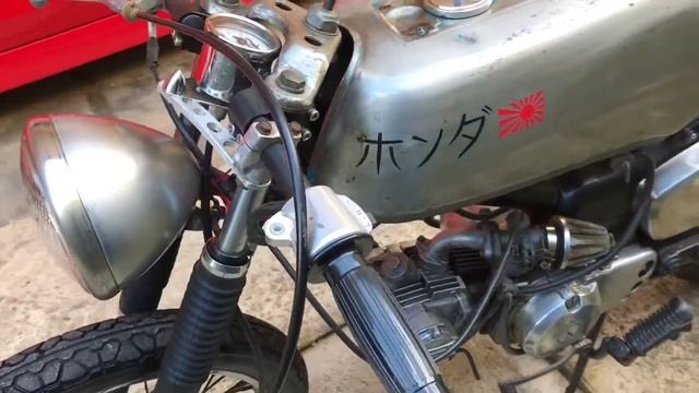 1984 Modified vintage HONDA CT110 cafe racer inspired смотреть онлайн