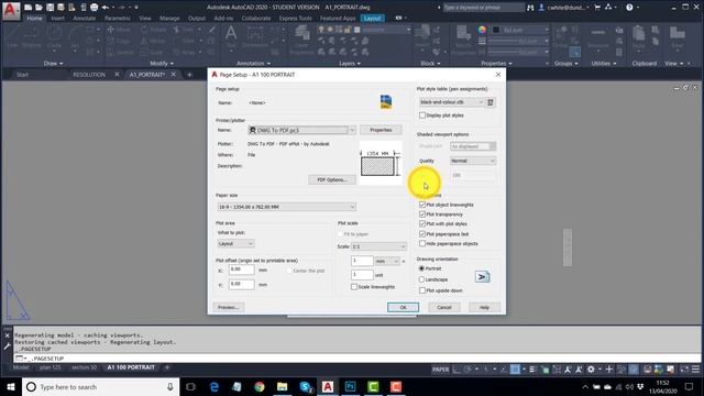 16:9 Aspect - Plot to PDF - From AutoCAD смотреть онлайн