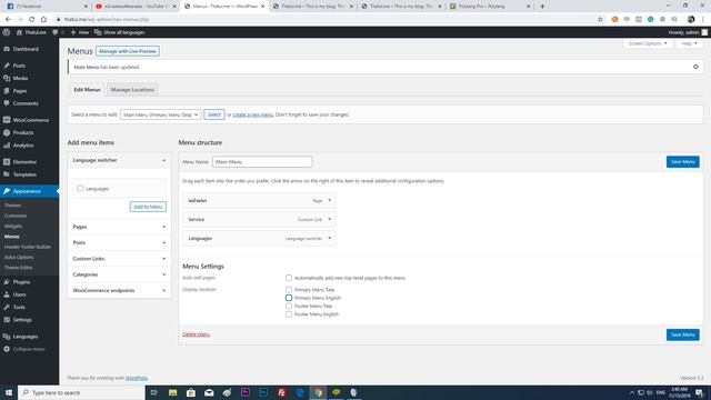 [Wordpress] - ทำเว็บ 2 ภาษา ด้วย Plugin Polylang ฟรี และ Polylang Pro смотреть онлайн