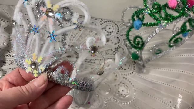 Новогодние ободочки- короны для Снегурочек, Снежинок, Снежных королев, Ёлочек смотреть онлайн