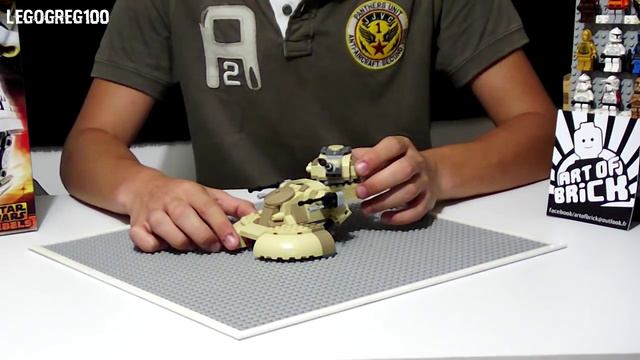 LEGO Star Wars: AAT tank review! set 75080 [Français] смотреть онлайн
