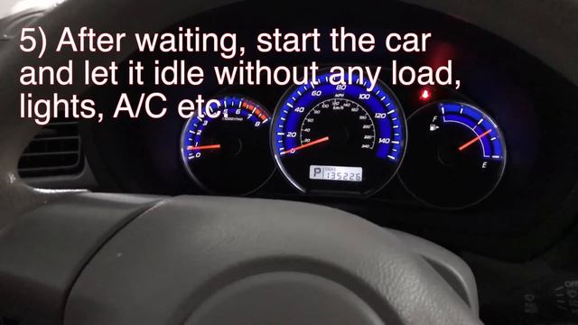 Subaru idle fix - idle relearn смотреть онлайн