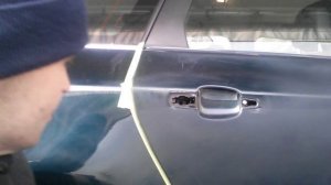 Как снять ручку двери с opel