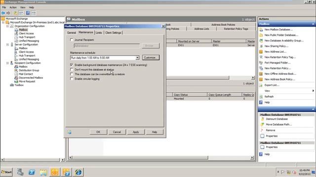 Exchange Server 2010 Post Installation & Manage MailBox DataBase By Eng. Abdullah Sawalha смотреть онлайн