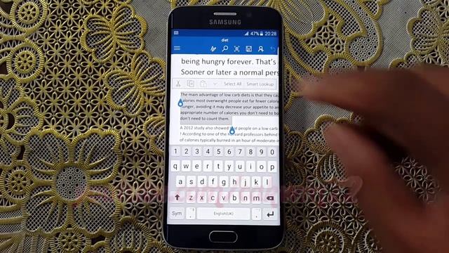 Microsoft Word For Android : How to highlight text in Samsung Galaxy S6 смотреть онлайн