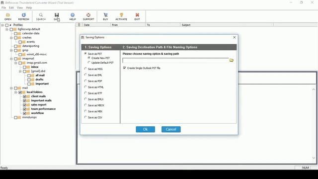 Importing Thunderbird MBOX Emails To The BAT ! Made Easier